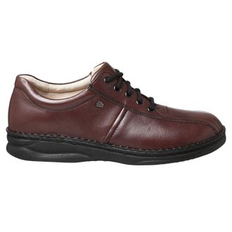 Finn Comfort Dijon Leather Mens Lace Up Shoes - Brown - Size:UK 10.5
