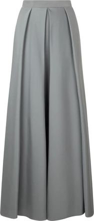 Alberta Ferretti Lange Elegante Grijze Rok - Dames - Maxi Rokken - Grijs - S - Rokken