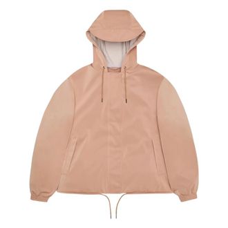 Rains String W Jacket in Zalm - Dames - Regenjassen - Roze - M - Jassen