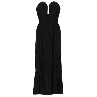 Paco Rabanne Dames, Jurken, Zwart, Maat: S Viscose