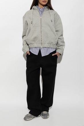 Ami Hooded Sweatshirt, Womens, Grey