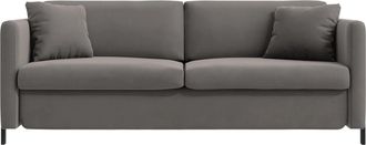 MICADONI 3-Sitzer Design Sofa Gloria mit Bettfunktion - Samtbezug