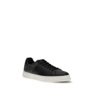 Ferragamo Calf Leather Sneaker - Black