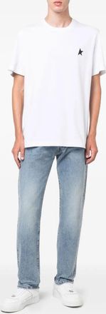 Golden Goose Womens One Star-Logo Short-Sleeve T-Shirt Aw25 M