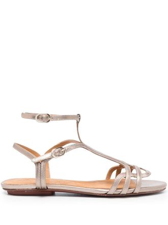 Chie Mihara 15mm leather open-toe sandals - Grey