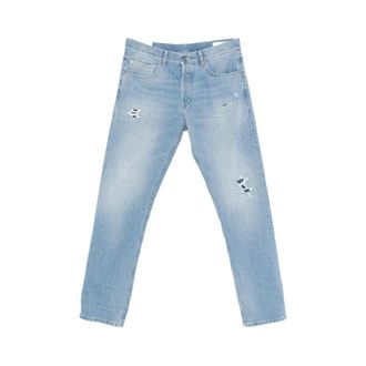 Dondup Straight Jeans, male, Blue, Size: W35 Bray Jeans