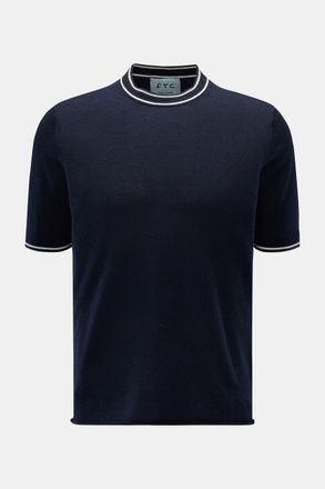 FTC Men - Short sleeve crew neck jumper navy