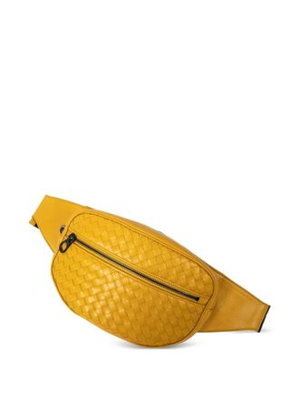 Bottega Veneta Intrecciato belt bag - women - Leather - One Size - Yellow