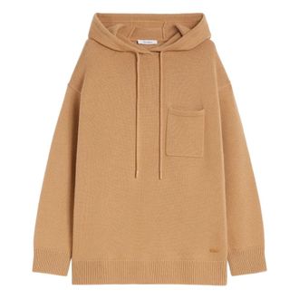 Max Mara Dames, Sweatshirts & Hoodies, Beige, Maat: XS Wol