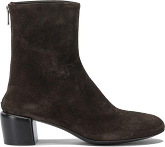 Officine Creative Flore 012 Enkelboot - Dames - Laarzen met Hak - Bruin - 37 EU - Leer - Schoenen