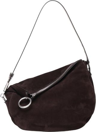 Burberry Medium Knight Calf Suede Bag