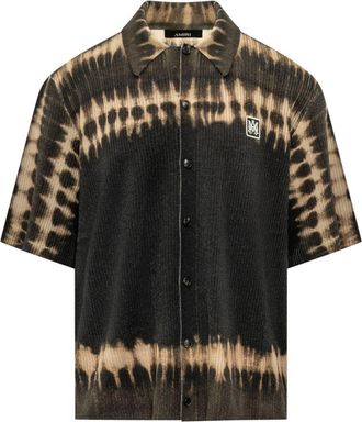 Amiri Black Relaxed Tie-Dye Shirt