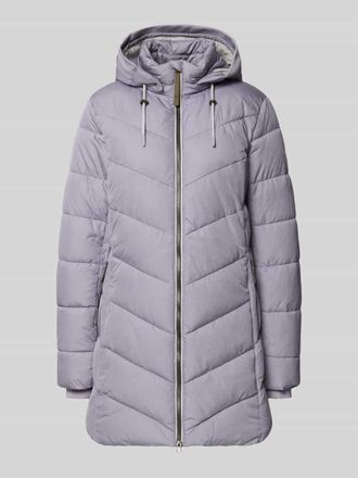 Camel Active Steppmantel mit Zweiwege-Rei&szlig;verschluss in Flieder, Gr&ouml;&szlig;e 36