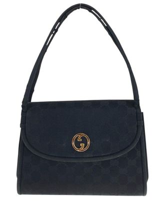 Gucci Vintage Black Satin Handbag (Authentic Pre-Loved)