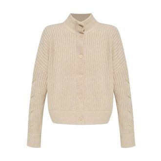 Max Mara Afelio Cardigan - Dames - Truien - Beige - Maat: XS Wol