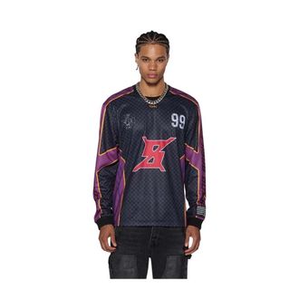 Ksubi Stinger LS Moto Jersey - male - Ksubi - Sweatshirts - Black - S - Sweatshirts & Hoodies