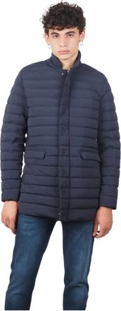 Ciesse Piumini Blauwe Lange Heren Donsjas - Heren - Winterjassen - Blauw - L - Jassen