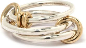 Spinelli Kilcollin 18kt yellow gold and silver ring - women - silver/18kt Gold - 6 1/2