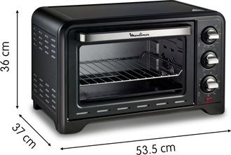 Moulinex Horno De Convecci&oacute;n 19l 1380w Negro - Ox444810 Moulinex