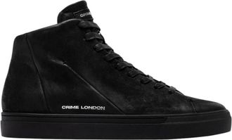Crime London Sneakers alte con zip laterale - - Shoes - Uomo - Nero - 41 EU
