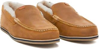 Hari Mari Hacienda LX Genuine Shearling Lined Slipper in Chestnut at Nordstrom, Size 12