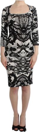 Roberto Cavalli Printed Sheath Dress - Dames - Casual kleedjes - Veelkleurig - XS - Kleedjes