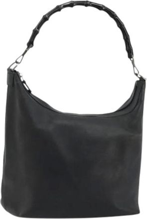 Gucci Pre-owned Shoulder Bags, female, Black, Size: ONE SIZE Pre-owned Vintage Shoulder Bag