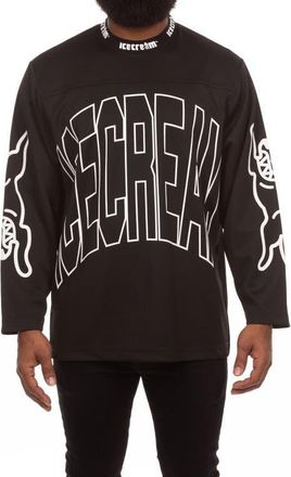Icecream Hyperdrive Oversize Long Sleeve Graphic T-Shirt in Black at Nordstrom, Size Xx-Large