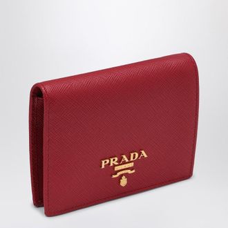 Portafoglio prada rosso online