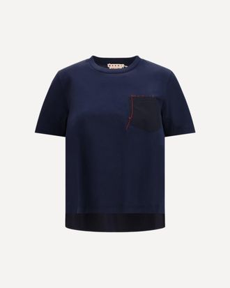 Marni Embroidered logo T-Shirt Female 40
