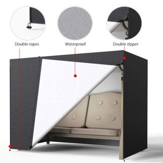 OEM Funda Protectora Para Columpio - Impermeable - Resistente A Los Rayos Uv - Resistente Al Invierno - Tejido Oxford 190t - 220 X 125 X 170 Cm - Para Col