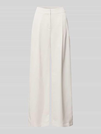 Jake*s Hose mit weitem Bein und Falten in Ecru, Gr&ouml;&szlig;e 32