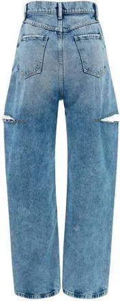 Maison Margiela Womens Blue Cotton Straight-Leg Jeans Clothing