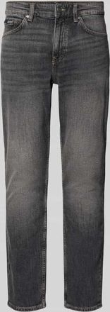 HUGO BOSS Slim Fit Jeans aus Stetch-Denim Modell DELAWARE in Anthrazit, Gr&ouml;&szlig;e 30/32