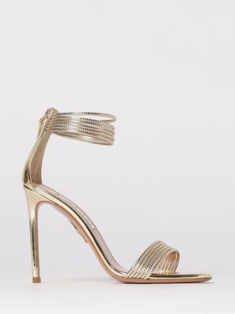 Aquazzura Laminated Leather Sandal