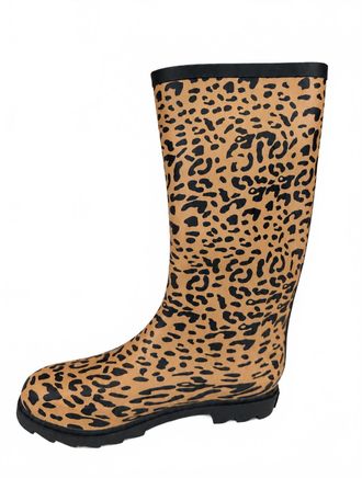 Betsey Johnson Womens Drizle Boot In Leopard Multi