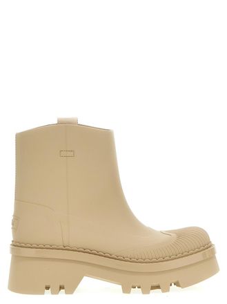 Chlo&eacute; Beige Solid Raina Boot
