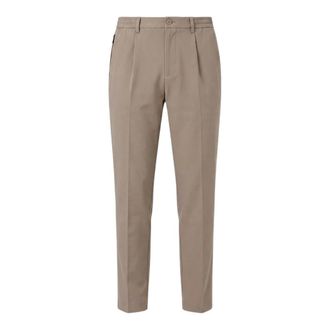 HUGO BOSS Broeken, Heren, Beige, XS, Polyester, TR Commuter PL Elev