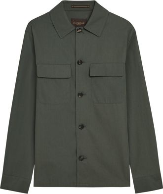 Slowear Cotton Overshirt - Dark Green - 52 (IT52 / XL)