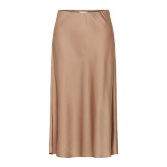 Saint Tropez Midi Skirts - female - Saint Tropez - Midi Skirts - Beige - M - Skirts