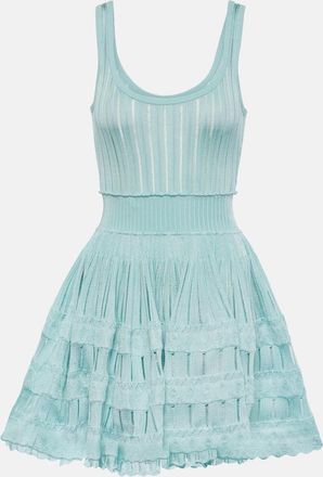 Alaia Open-knit minidress