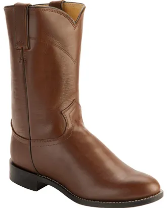 Justin Boots Mens Kiddie Roper Western Boots In Tan