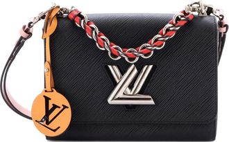 Louis Vuitton Twist MM Epi leren crossbodytas met gevlochten handvat - Zwart