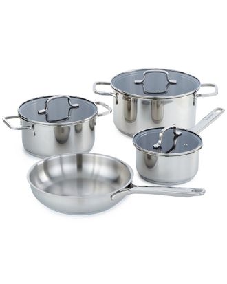 Berghoff Berghoff Dina Helix 18/10 Stainless Steel 7Pc Cookware Set