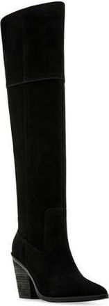 Blondo Windie Waterproof Over the Knee Boot in Black Sued at Nordstrom Rack, Size 8.5