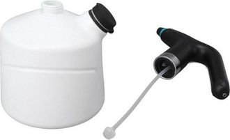 No Brand Aspersor El&eacute;ctrico Para Plantas - Aspersor Port&aacute;til Para Jard&iacute;n - Riego Autom&aacute;tico - Negro - Aspersor Tipo Bomba - Uso Interior Y Exterior - 2 Litros
