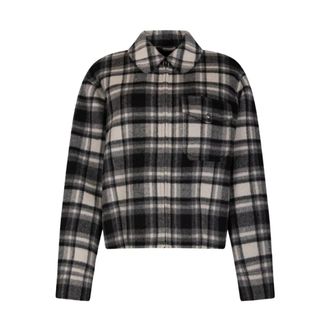 Woolrich Giacca Leggera in Doppio Lana - - Jackets - Donna - Multicolore - M