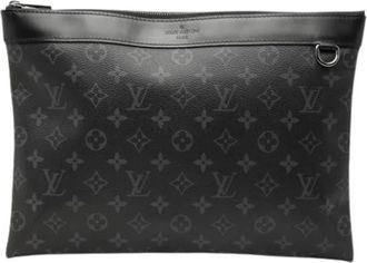 Louis Vuitton Pre-owned Discovery Pochette GM - unisex - Vintage Clutch - Zwart - ONE Size - Leer - Vintage