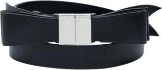 Balenciaga Pre-owned Belts, female, Black, Size: ONE SIZE Pre-owned Ribbon belt