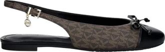Michael Kors Piper Slingback Ballet - Dames - Schoenen - Bruin - Maat: 39 EU
